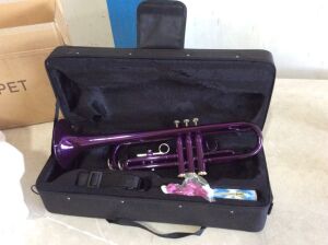 Purple Trumpet with Case 