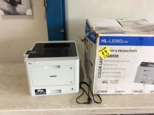 Brother Business Color Laser Printer, HL-L8360CDW, Wireless Networking, Automatic Duplex Printing