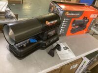 Mr. Heater Contractor Series 80,000 BTU Black Forced Air Kerosene/Diesel Outdoor Space Heater with Thermostat