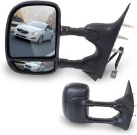 PartsFlow Power Folding Mirrors for 2009-2016 Ford E-350 Super Duty/E-450 Super Duty/E-150/E-250/Econoline Van