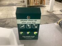 Flash Furniture Kessler Locking Dog Waste Bag Dispenser