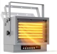7500W Electric Garage Heater for Indoor Use, 240V Wall/Ceiling/Floor Mounted Shop Heater, Dual Overheat Protection