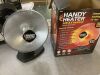 HANDY HEATER 1200-Watt Electric Oscillating Ceramic Parabolic Space Heater - Heat Works, Doesn't Oscillate Properly - 2