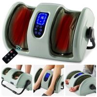 Reflexology Shiatsu Foot Massager w/ High-Intensity Rollers, Remote Control