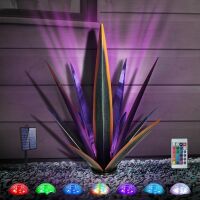 Rustic Metal Agave Plant with Solar Light