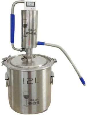 YUEWO DIY Distiller 304 Stainless Steel Wine Making Kit, 3.2 Gallon/12L