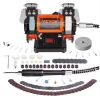 VEVOR Adjustable Variable Speed Bench Grinder Polishing & Buffing Machine, 3590RPM