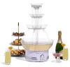 Nostalgia 3-Tier Clear Deluxe Lighted Party Drinking Fountain