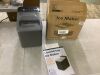 8.5 in. 26 lb. Bullet-Shaped Countertop Portable Ice Maker in Gray with 2-Ice Sizes , 6 min/8-Pieces, Auto-Cleaning