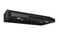 VIKIO 30 in. 900 CFM Ducted Under Cabinet Range Hood in Black Stainless Steel with 2 -Way Venting and LED