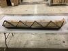 Steel Stair Riser, 4 Step, Black - Loose Hardware