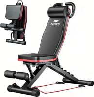 Multi-Functional Hyperextension Bench with Tension Rope