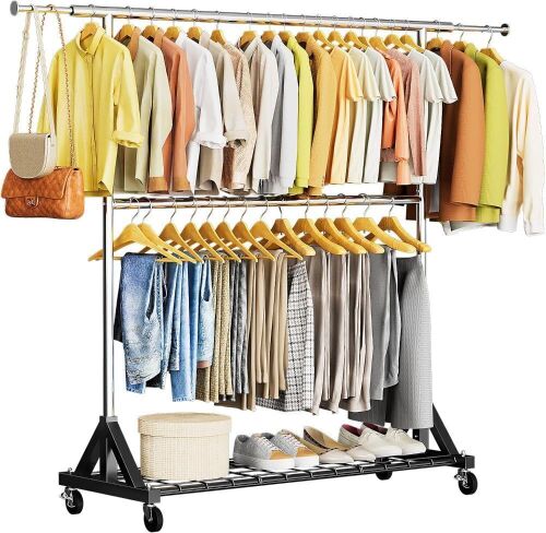 Heavy Duty Clothes Rack, 600lb Capacity