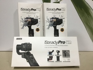 Lot of (3) iSteady Pro2 3-Axis Handheld Gimbal for Action Camera