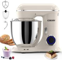 CEBORY Electric Stand Mixer, 6.5QT Bowl