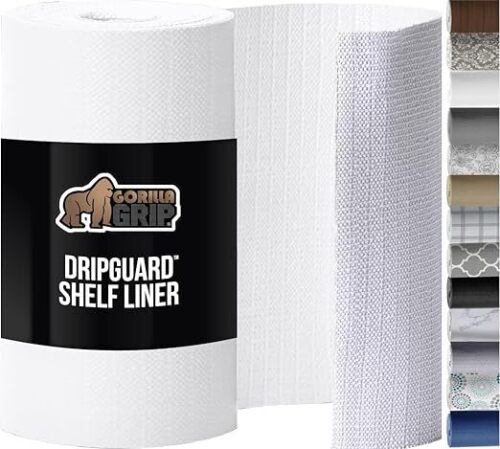 DripGuard Shelf Liner, Non-Adhesive Drawer and Kitchen Cabinet Protector