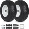 GICOOL 2 Pack, 13x5.00-6 Flat Free Lawn