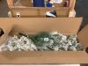 Pre-Lit Flocked Portland Pine Pencil Christmas Tree with 300 Clear Lights, 410 Realistic Dense Snow Flocked Branch Tips, Easy Setup Artificial Trees with Sturdy Metal Stand - 2