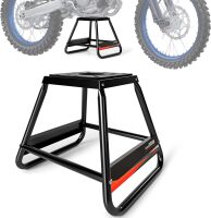 Dirt Bike Stand Motorcycle Lift Panel Stand Maintenance Detachable Anti Slip Heavy Duty Universal Stand for Most Motorcycles Motocross Dirt Bike Dual Sport Enduro