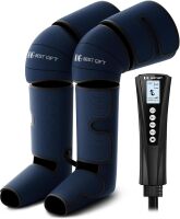 Air Compression Massager with Heat for Foot, Leg, Calf, Thigh, Knee, Helpful for Vericose Veins, Muscle Fatigue, Cramps, Swelling, Edema
