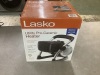 Lasko 1500W 11.75 in. Black Electric Utility Ceramic Space Heater with Pivoting Head, 2 Heat Settings and Fan Only Mode - 2