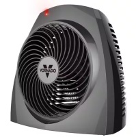 Vornado VH200 1500-Watt Electric Portable Space Heater, Whole Room Vortex Heat Circulation, Charcoal