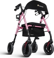 Lightweight Rollator Walker with Seat & Backrest