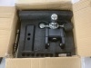 METOWARE Adjustable Trailer Hitch with 4-Inch Drop/Rise (14,000 LBS GTW), Tri-Ball (1-7/8'', 2'', 2-5/16''), Fits 2-Inch Receiver - 2