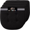 GORILLA GRIP Slip Resistant Memory Foam Tufted Chair Cushions, Set of 4, 16x17