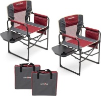 SUNNYFEEL Camping Directors Chair, 2 Pack