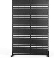 Metal Outdoor Freestanding Privacy Screen Wall Panel, 72"H&times;44"L