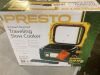 Presto GameDay 8-Quart Nomad Traveling Slow Cooker Green-Yellow - 4