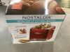 Nostalgia Retro Series 4-Slice Red Hot Dog and Bun Toaster with Crumb Tray and Mini Tongs - 4