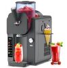 68 oz. Grey Large Capacity Self-Cleaning Snow Cone Machine and Ice Cream Maker with 6 Smart Modes, No Ice Required