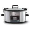 Crock-Pot 7 qt. Stainless Steel Programmable Slow Cooker