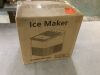 8.5 in. 26 lb. Bullet-Shaped Countertop Portable Ice Maker in Gray with 2-Ice Sizes , 6 min/8-Pieces, Auto-Cleaning - 2