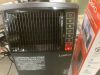 Lasko 1500-Watt 20 in. Black Electric Console Ceramic Space Heater with Tip-Over Switch, Adjustable Louvers, Timer, Remote - 2