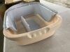 Large Open-Top Cat Litter Box with High Sides - 4