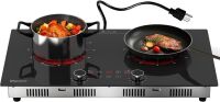 2000W 2 Burner Electric Ceramic Cooktop 110V, 23.6"x 13.78"