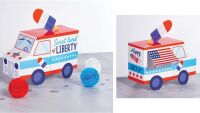 Case of (56) Ice Pop Truck Table Decorations