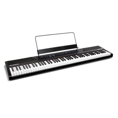 Alesis Recital 88-Key Beginner Digital Piano with Full-Size Semi-Weighted Keys and Included Power Supply 