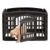 IRIS USA 24'' 4 Panel Exercise Pet Playpen with Door&nbsp;