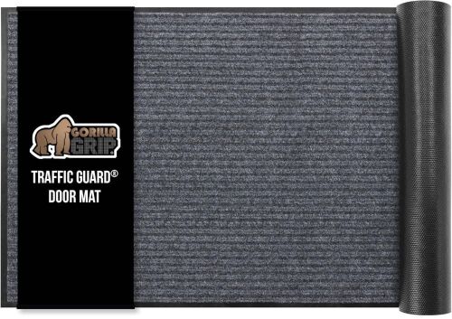 GORILLA GRIP Waterproof Traffic Guard Door Mat, 72x48