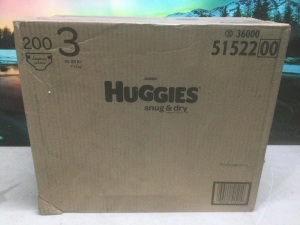 Huggies Snug & Dry Baby Diapers, Size 3, 200 ct