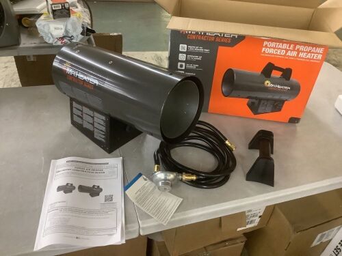 Mr. Heater Contractor Series 60,000 BTU Forced Air Propane Outdoor Space Heater with 10 ft. Hose and Regulator