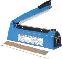 Impulse Heat Sealer Manual Bags Sealer Heat Sealing Machine 12 Inch Impulse Sealer Machine for Plastic Bags PE PP Bags with Extra Replace Element Grip