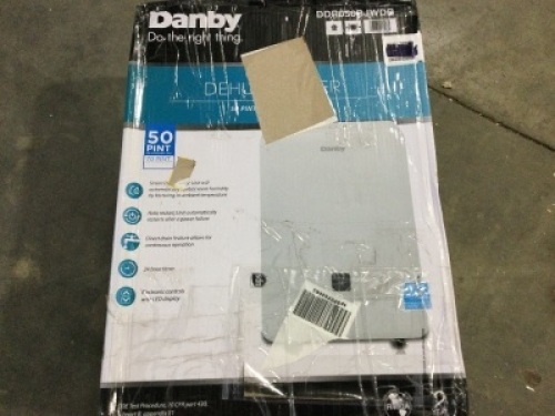 Danby&nbsp;50 Pint&nbsp;Dehumidifier with 2 Fan Speeds