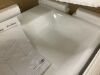 Swiss Madison Claire 30 in. Ceramic White Console Sink Basin Gold Legs - 4