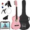 Beginner Acoustic Guitar Set w/ Case, Strap, Extra Strings - 38in