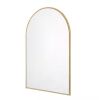 Home Decorators Collection Medium Arched Gold Classic Accent Mirror, 35 in. H x 24 in. W